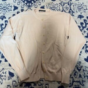 Brandy Melville Pale Pink Button Front Cardigan